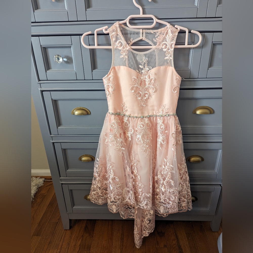 Girls elegant/formal hi-low dress